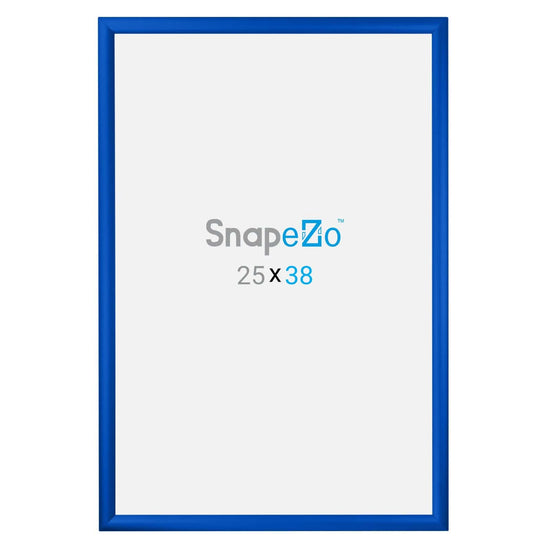25x38 Blue SnapeZo® Snap Frame - 1.2" Profile - Snap Frames Direct