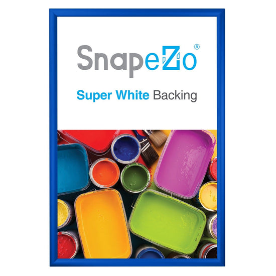 28x42 Blue SnapeZo® Snap Frame - 1.2" Profile - Snap Frames Direct