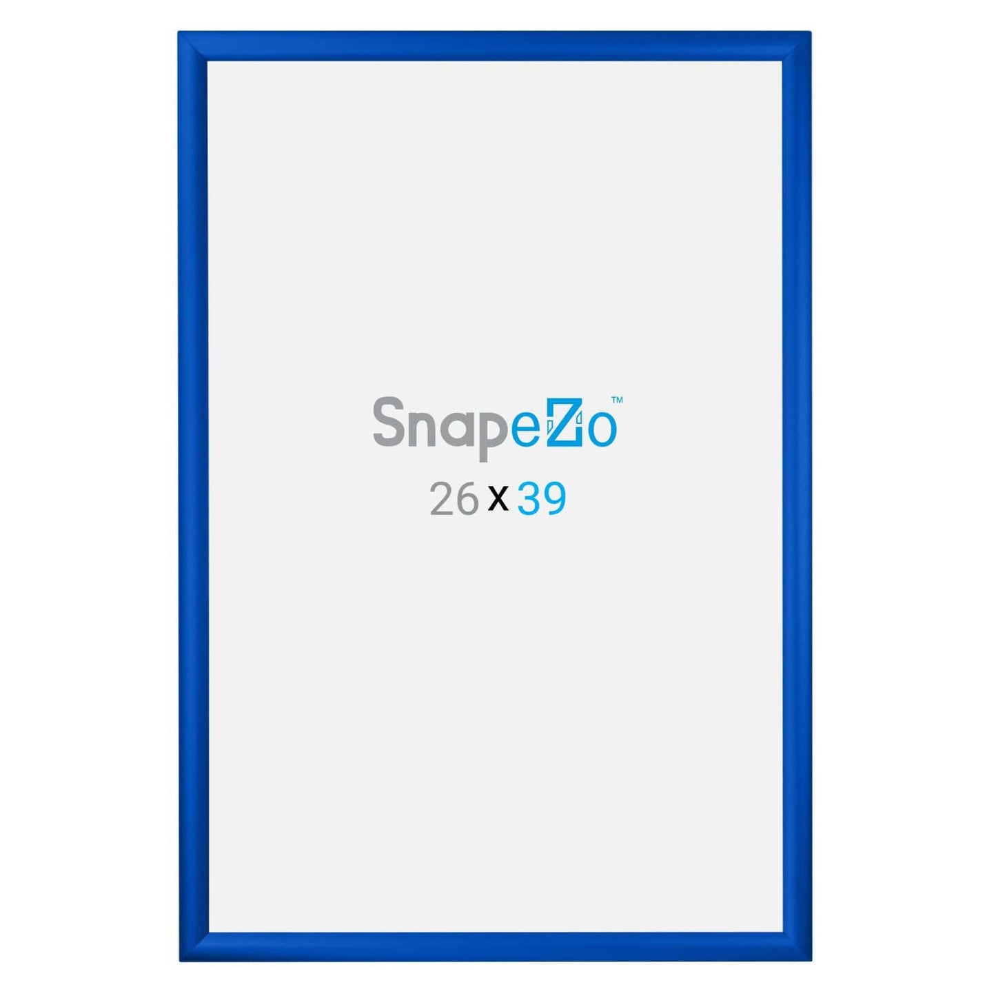 26x39 Blue SnapeZo® Snap Frame - 1.2" Profile - Snap Frames Direct