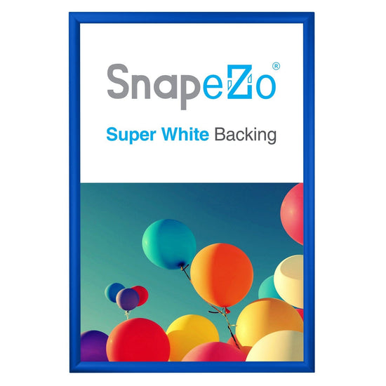 26x39 Blue SnapeZo® Snap Frame - 1.2" Profile - Snap Frames Direct