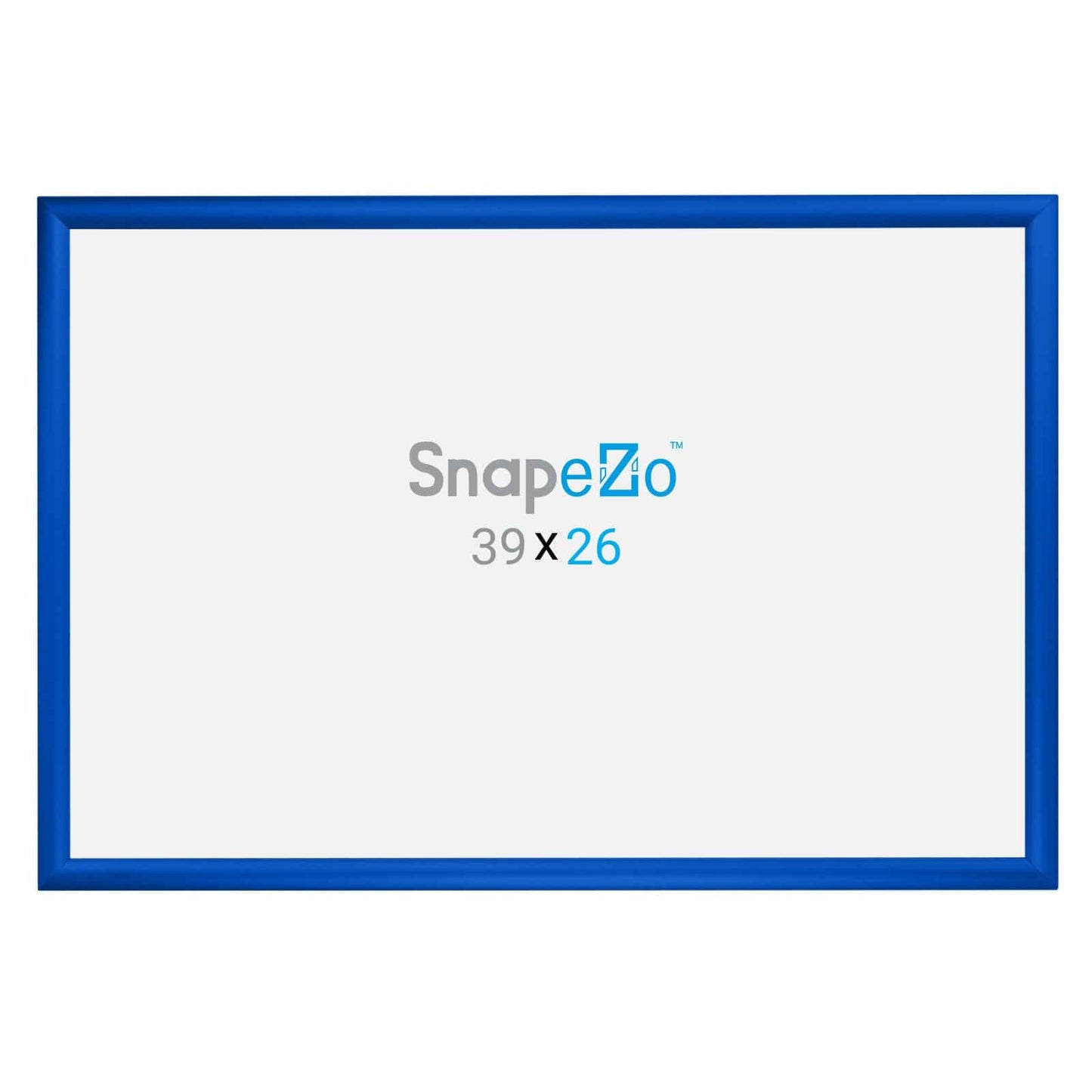 26x39 Blue SnapeZo® Snap Frame - 1.2" Profile - Snap Frames Direct