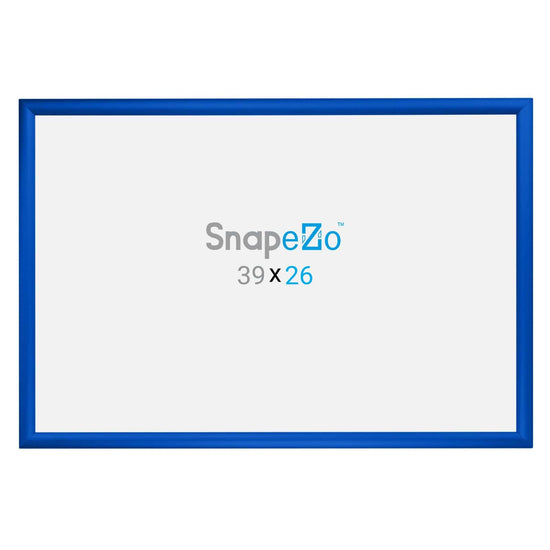 26x39 Blue SnapeZo® Snap Frame - 1.2" Profile - Snap Frames Direct