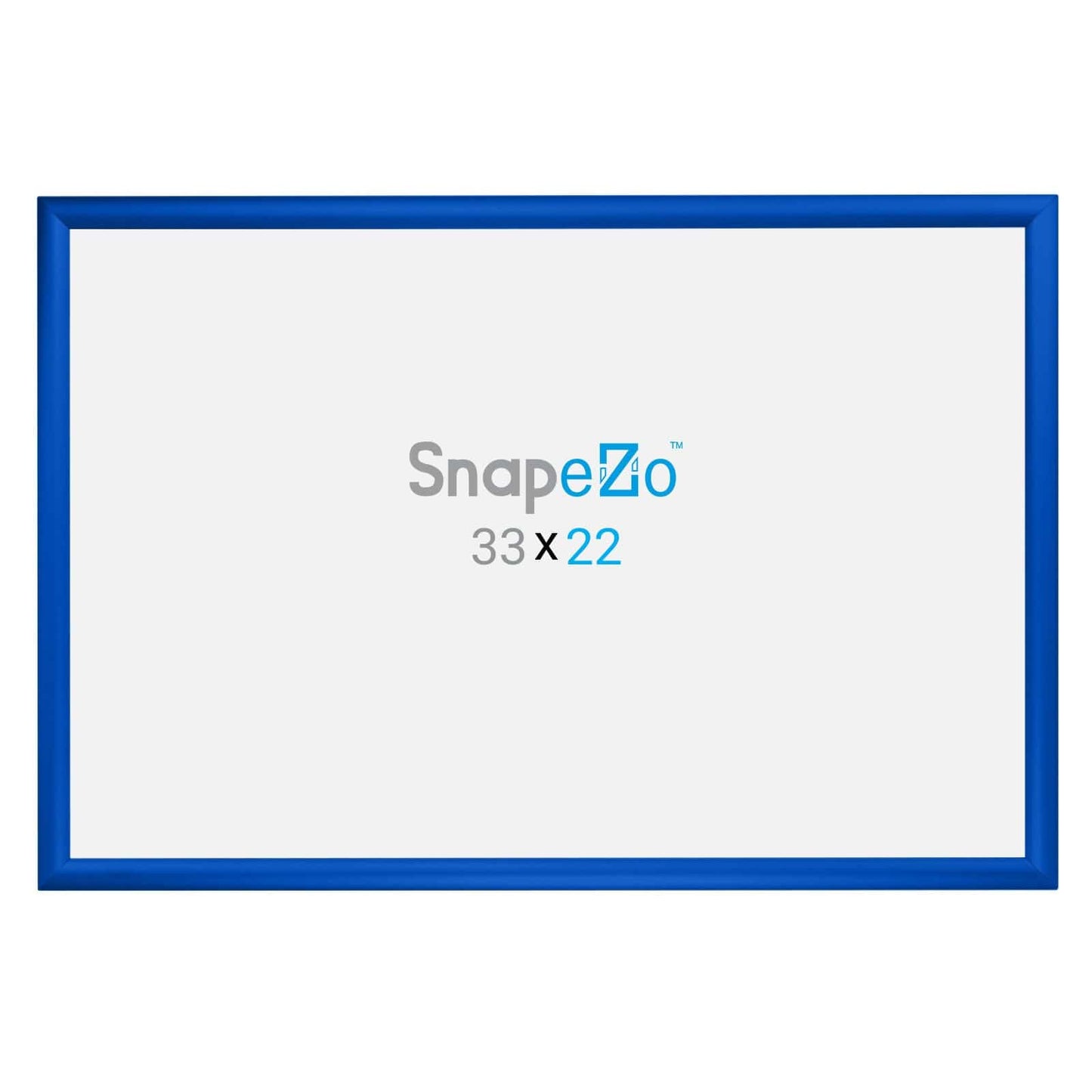 22x33 Blue SnapeZo® Snap Frame - 1.2" Profile - Snap Frames Direct