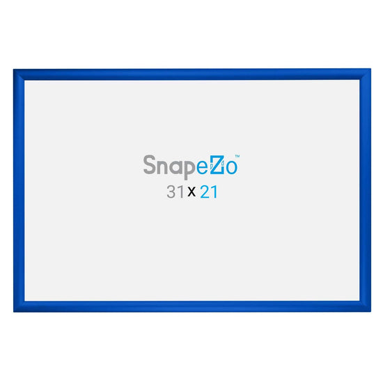 21x31 Blue SnapeZo® Snap Frame - 1.2" Profile - Snap Frames Direct