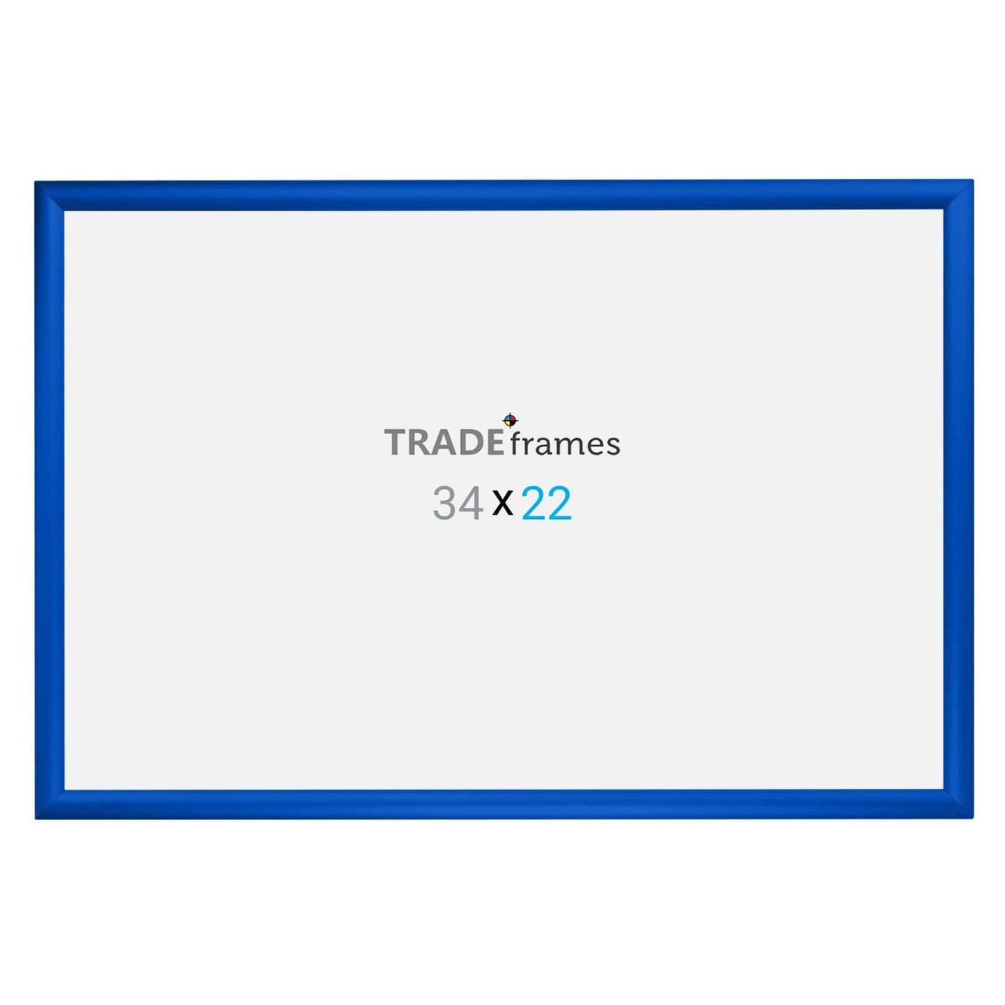 22x34  TRADEframe Blue Snap Frame 22x34 - 1.2 inch profile - Snap Frames Direct