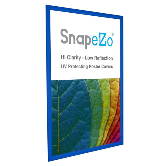 22x34 Blue SnapeZo® Snap Frame - 1.2" Profile - Snap Frames Direct