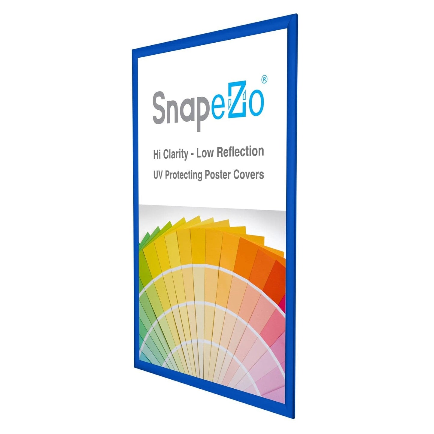 22x32 Blue SnapeZo® Snap Frame - 1.2" Profile - Snap Frames Direct