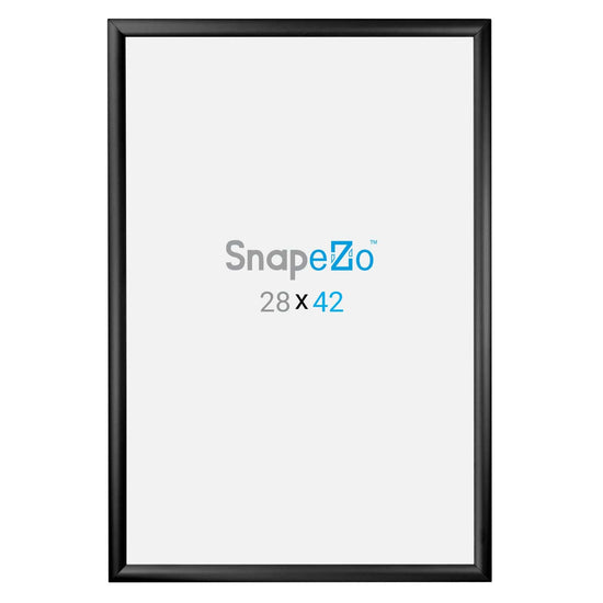 28x42 Black SnapeZo® Snap Frame - 1.2" Profile - Snap Frames Direct