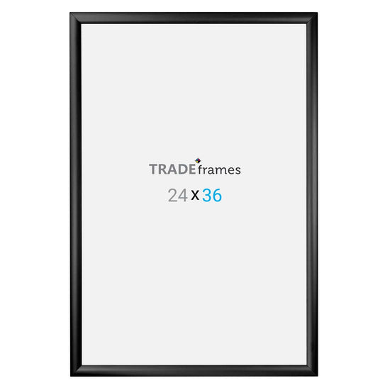 24x36 Black TRADEframe Snap Frame - 1.2" Profile - Snap Frames Direct