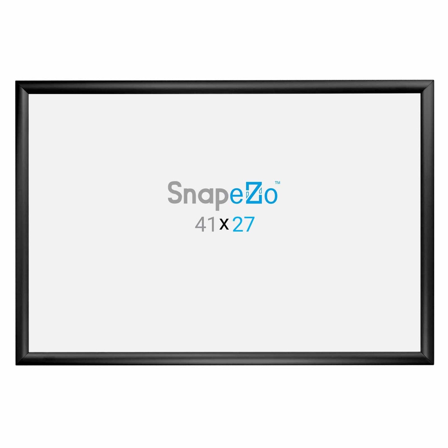 27x41 Black SnapeZo® Snap Frame - 1.2" Profile - Snap Frames Direct