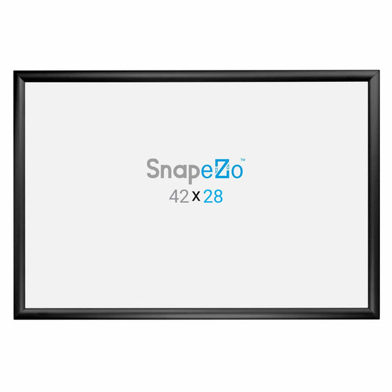 28x42 Black SnapeZo® Snap Frame - 1.2" Profile - Snap Frames Direct