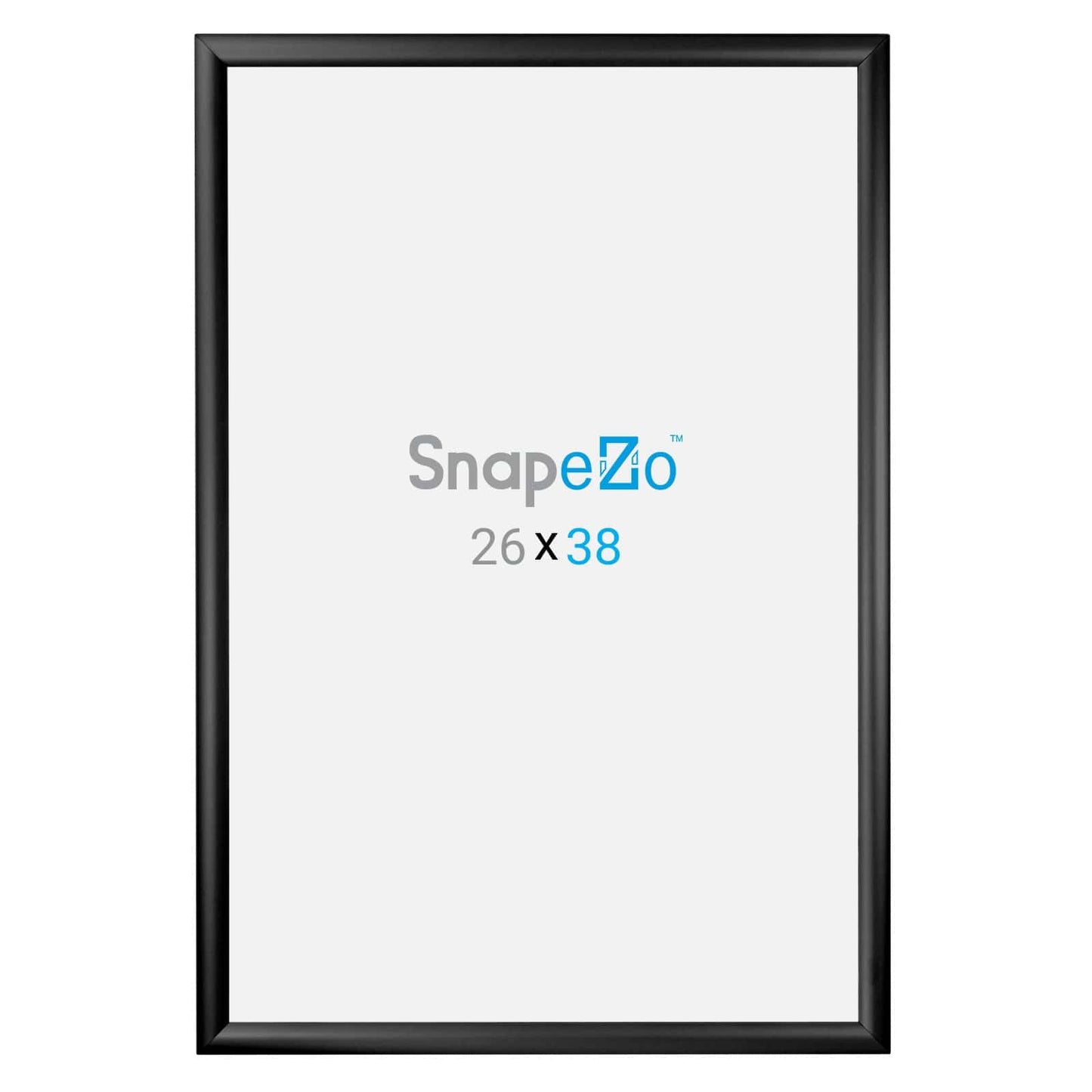 26x38 Black SnapeZo® Snap Frame - 1.2" Profile - Snap Frames Direct