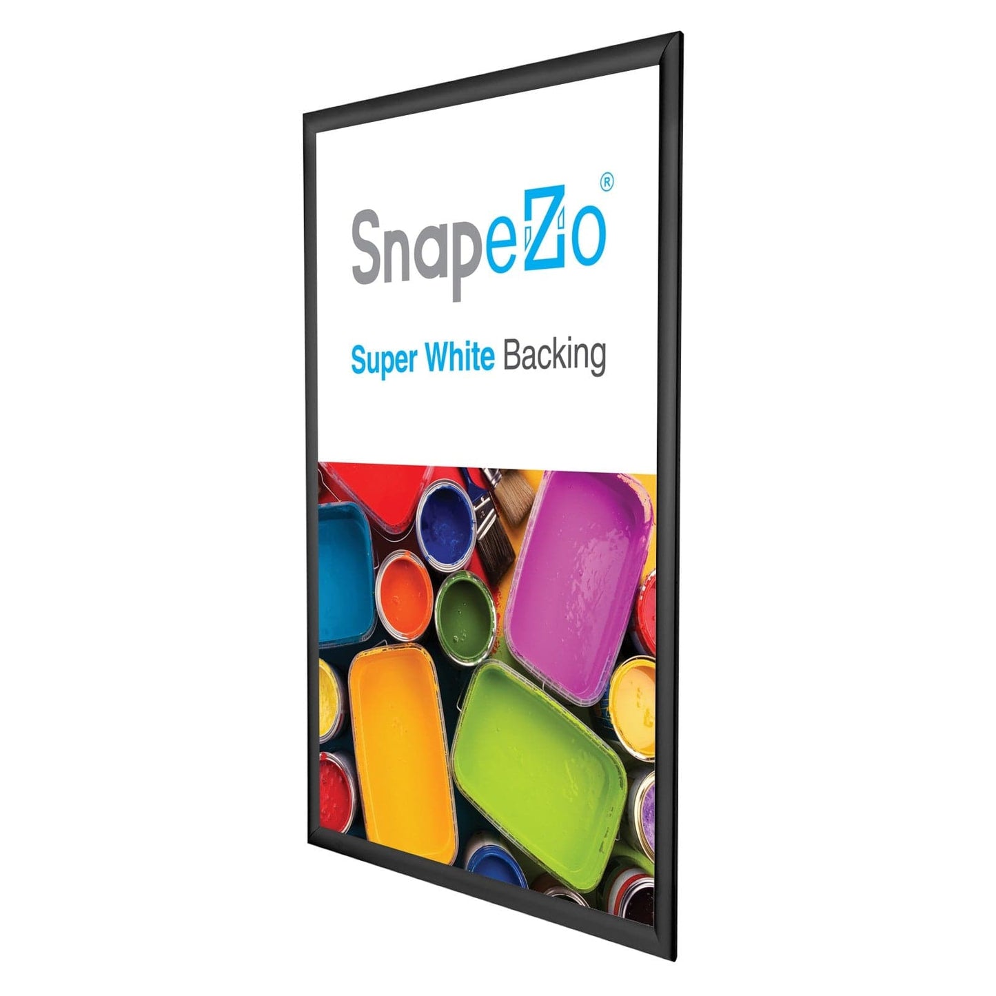 26x40 Black SnapeZo® Snap Frame - 1.2" Profile - Snap Frames Direct