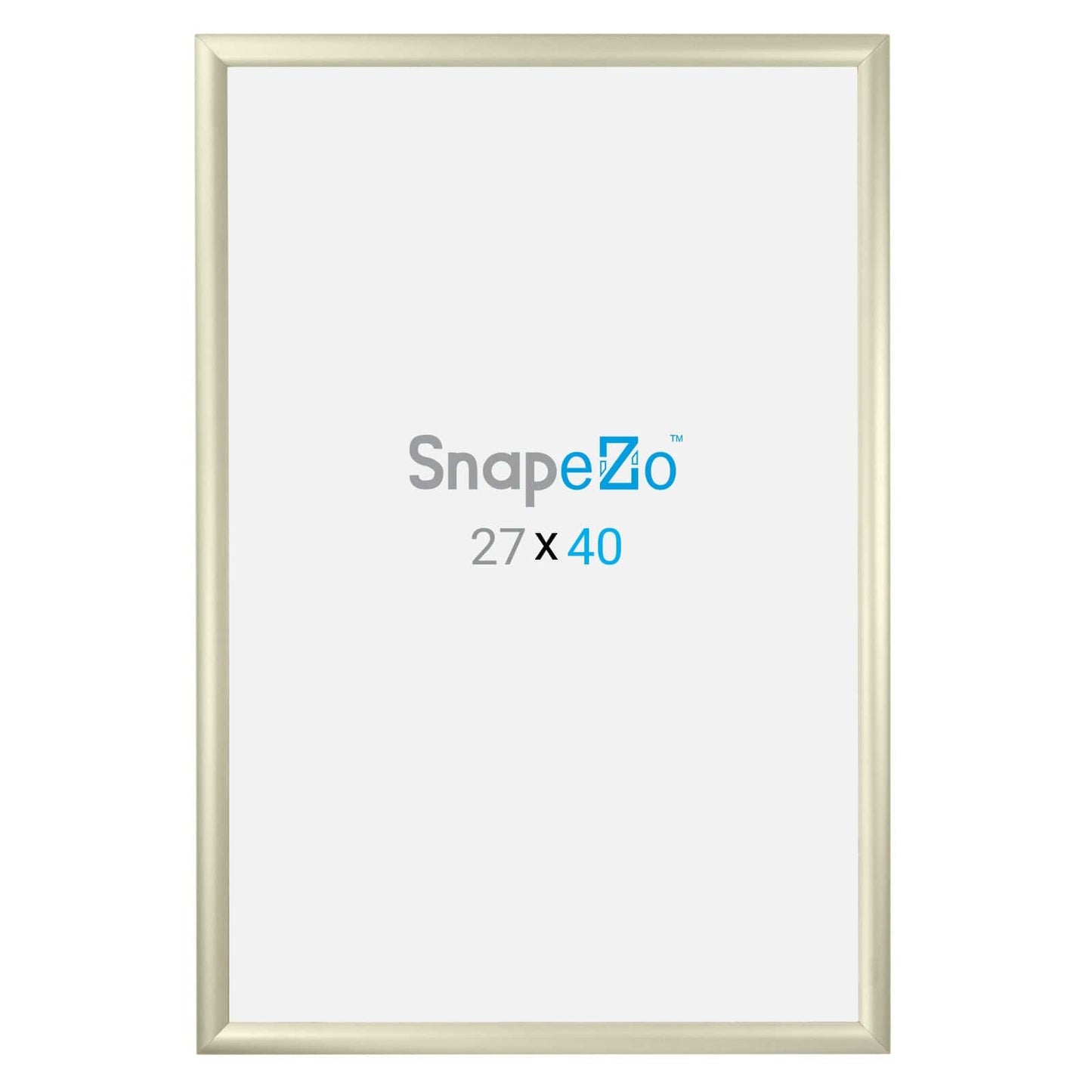 27x40 Cream SnapeZo® Snap Frame - 1.2" Profile - Snap Frames Direct