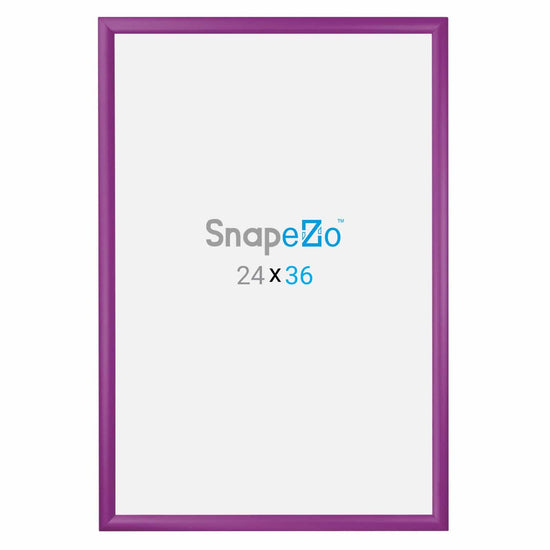 24x36 Purple SnapeZo® Snap Frame - 1.2" Profile - Snap Frames Direct