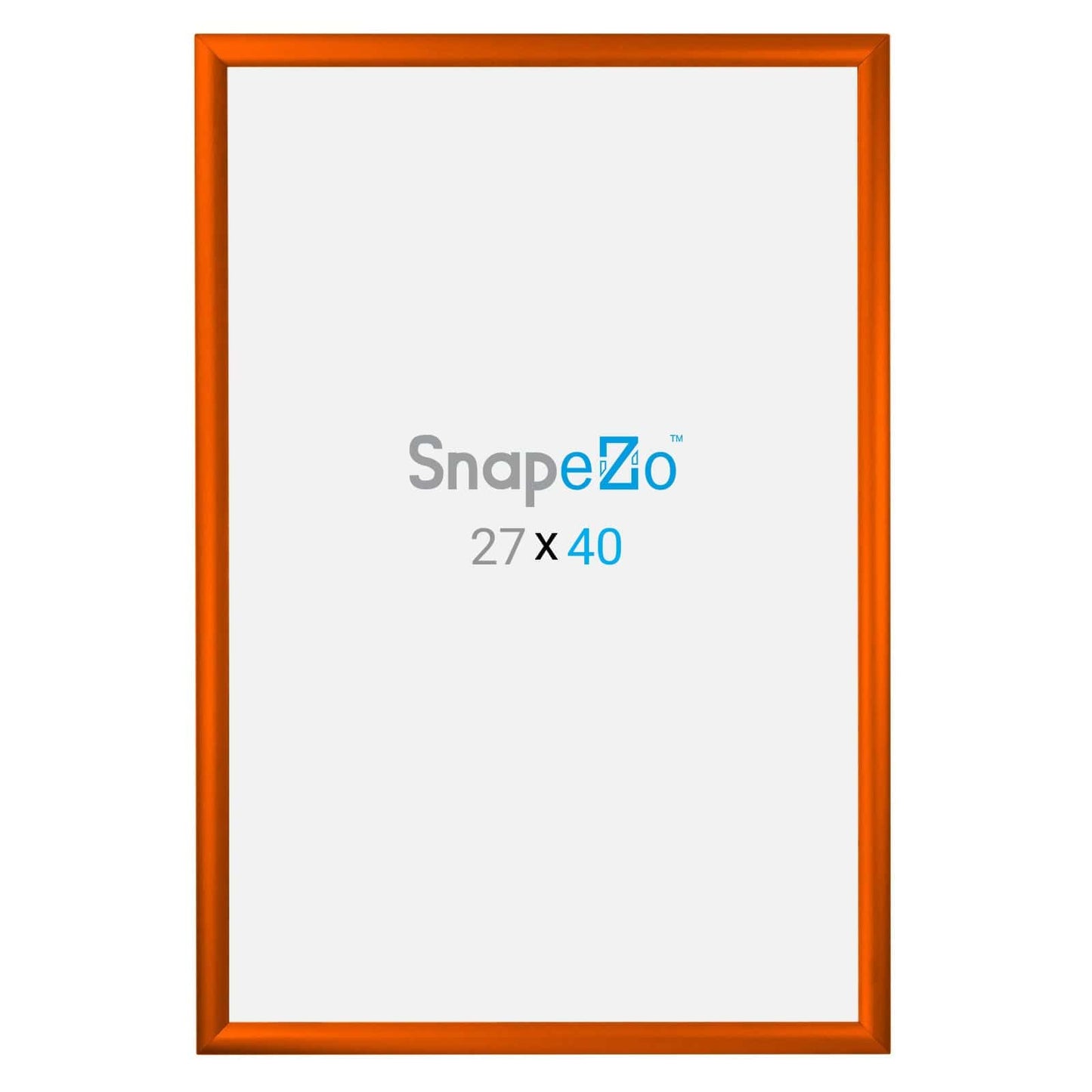 27x40 Orange SnapeZo® Snap Frame - 1.2" Profile - Snap Frames Direct