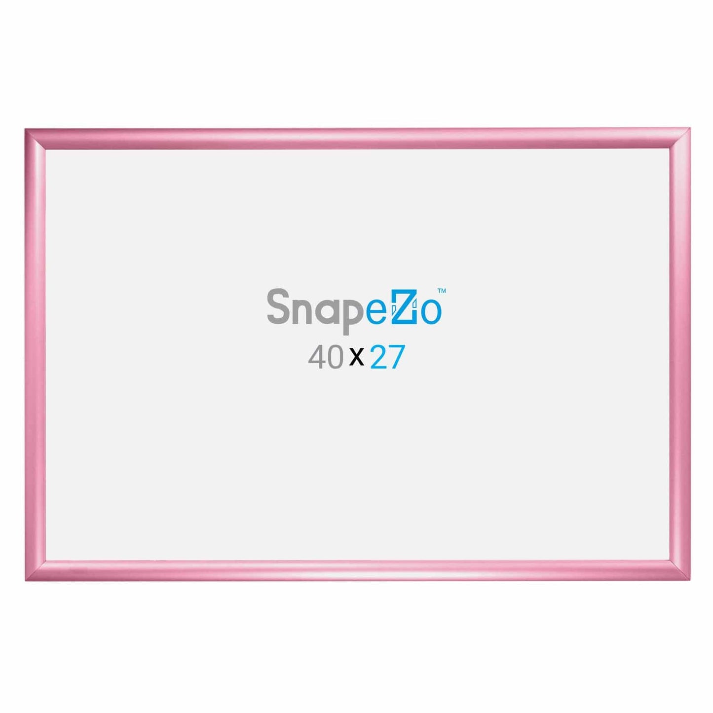 27x40 Pink SnapeZo® Snap Frame - 1.2" Profile - Snap Frames Direct