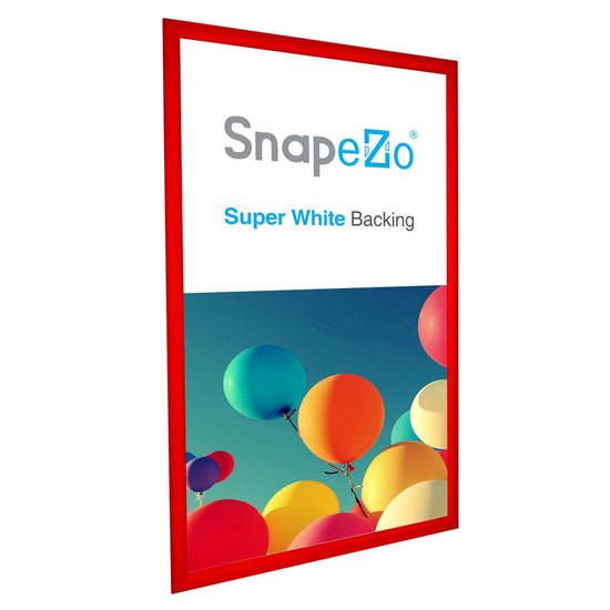 20x34 Red SnapeZo® Snap Frame - 1.2" Profile - Snap Frames Direct