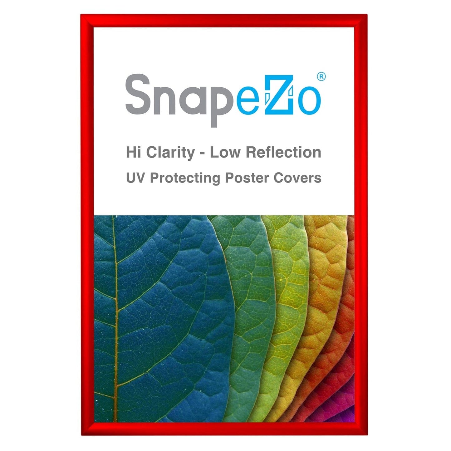 21x31 Red SnapeZo® Snap Frame - 1.2" Profile - Snap Frames Direct