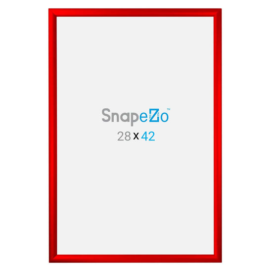 28x42 Red SnapeZo® Snap Frame - 1.2" Profile - Snap Frames Direct
