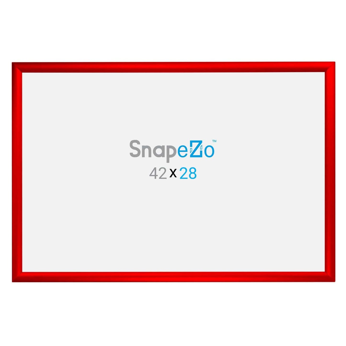 28x42 Red SnapeZo® Snap Frame - 1.2" Profile - Snap Frames Direct
