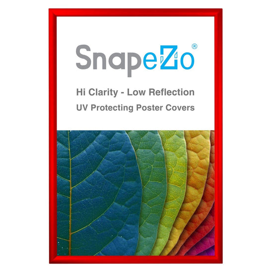 27x41 Red SnapeZo® Snap Frame - 1.2" Profile - Snap Frames Direct