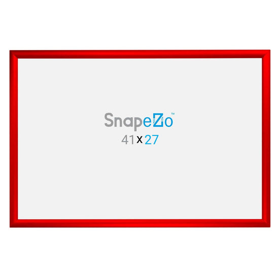 27x41 Red SnapeZo® Snap Frame - 1.2" Profile - Snap Frames Direct