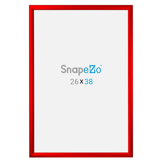 26x38 Red SnapeZo® Snap Frame - 1.2" Profile - Snap Frames Direct