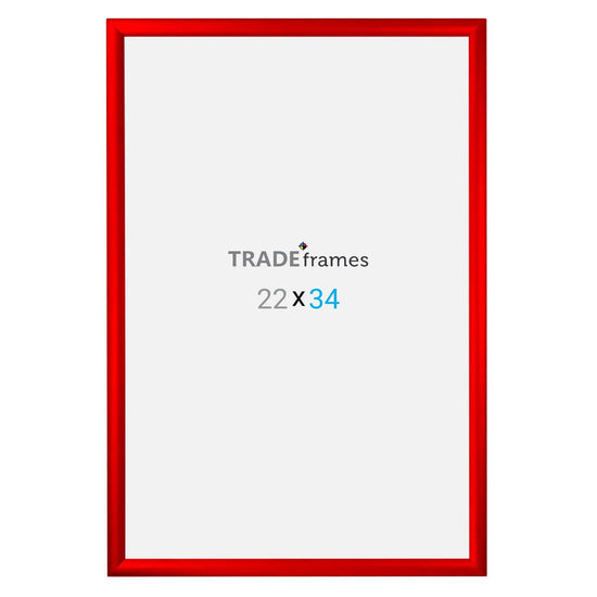 22x34  TRADEframe Red Snap Frame 22x34 - 1.2 inch profile - Snap Frames Direct