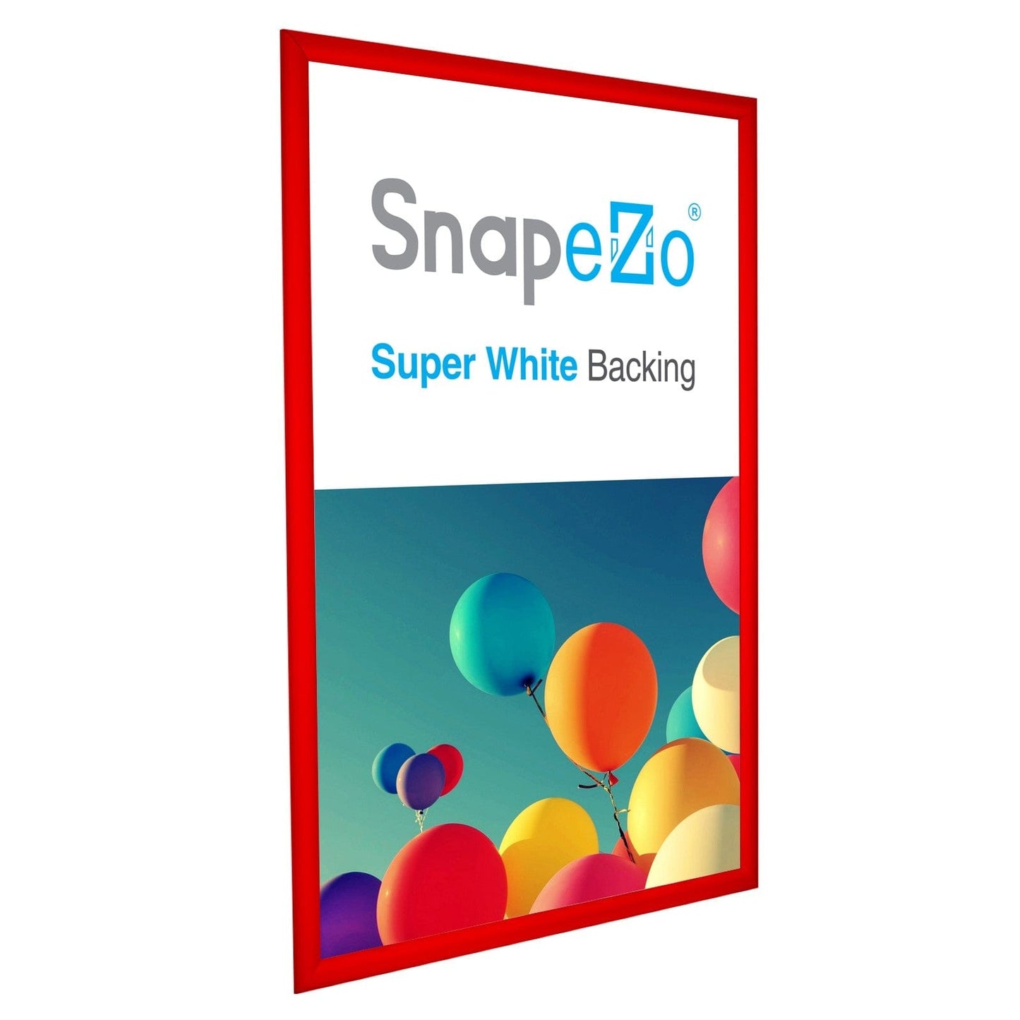 27x41 Red SnapeZo® Snap Frame - 1.2" Profile - Snap Frames Direct