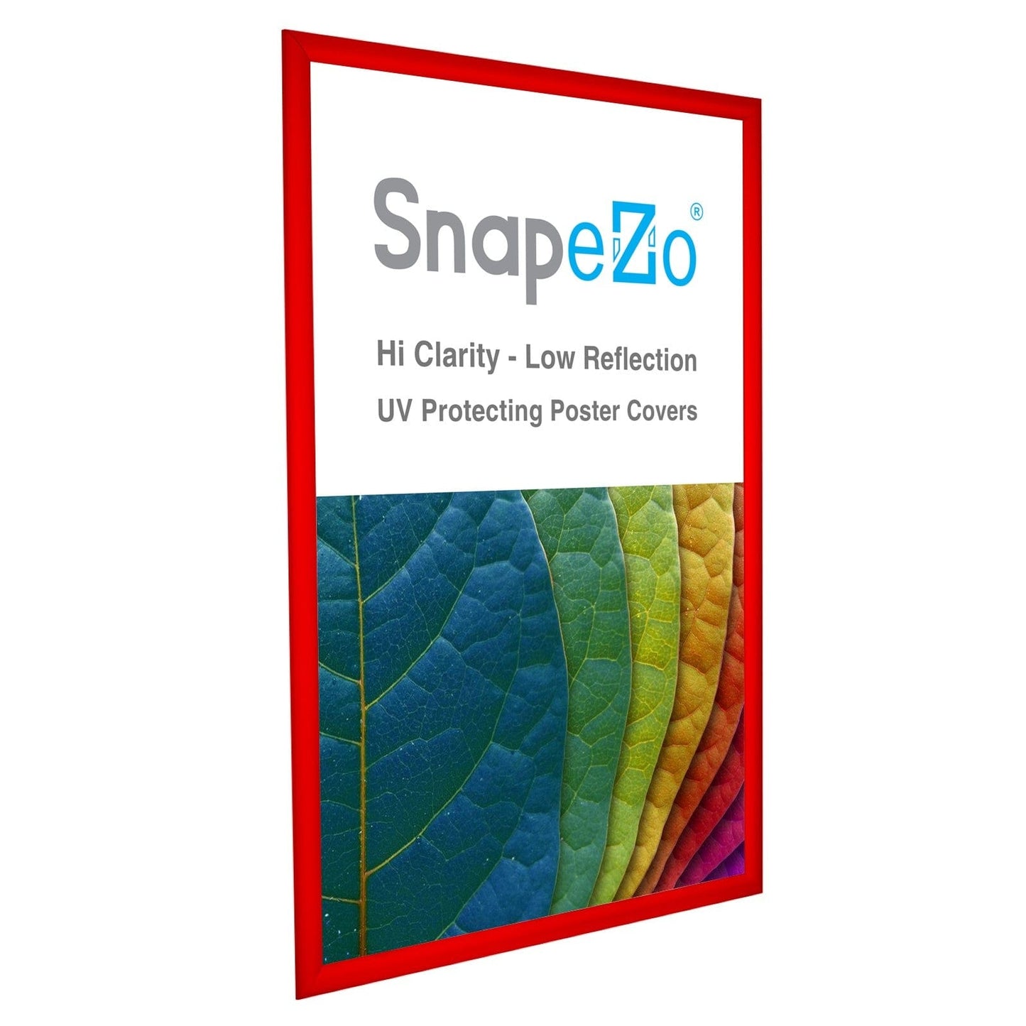 25x37 Red SnapeZo® Snap Frame - 1.2" Profile - Snap Frames Direct