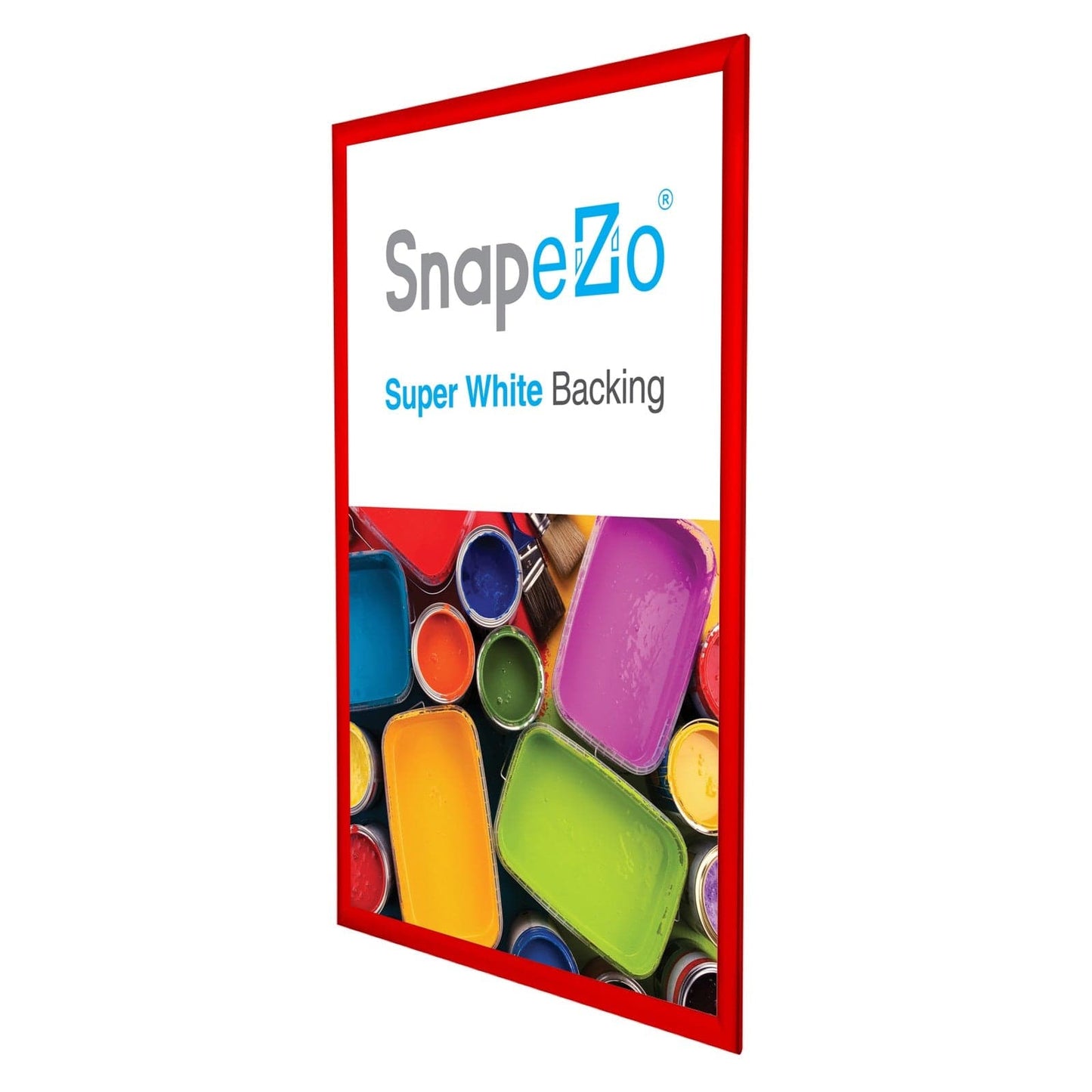 27x41 Red SnapeZo® Snap Frame - 1.2" Profile - Snap Frames Direct