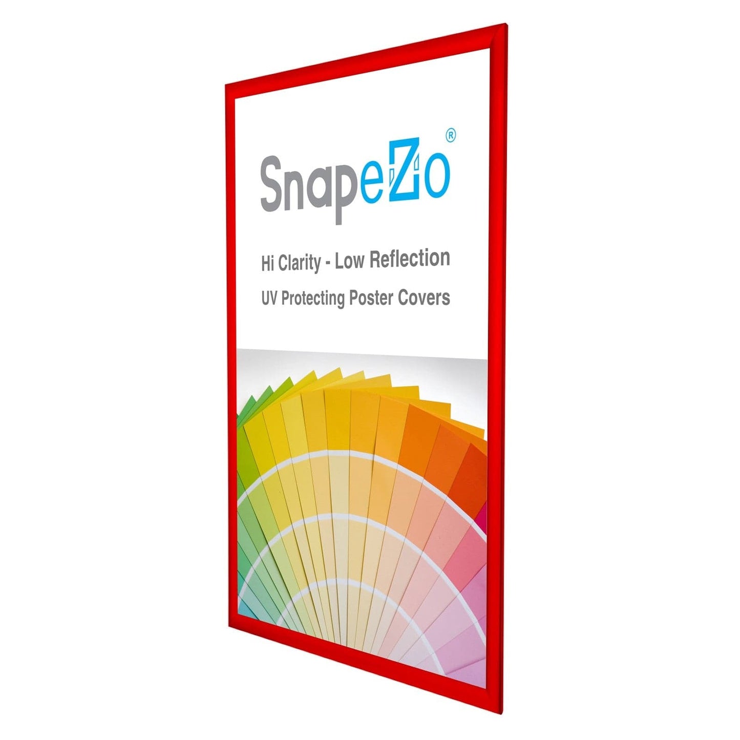 22x34 Red SnapeZo® Snap Frame - 1.2" Profile - Snap Frames Direct