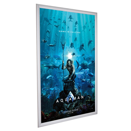 5 Case Pack of Silver 24x36 Movie Poster Frame - 1.2" Profile