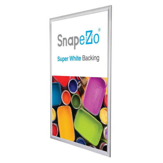 22x34 Silver SnapeZo® Snap Frame - 1.2" Profile - Snap Frames Direct