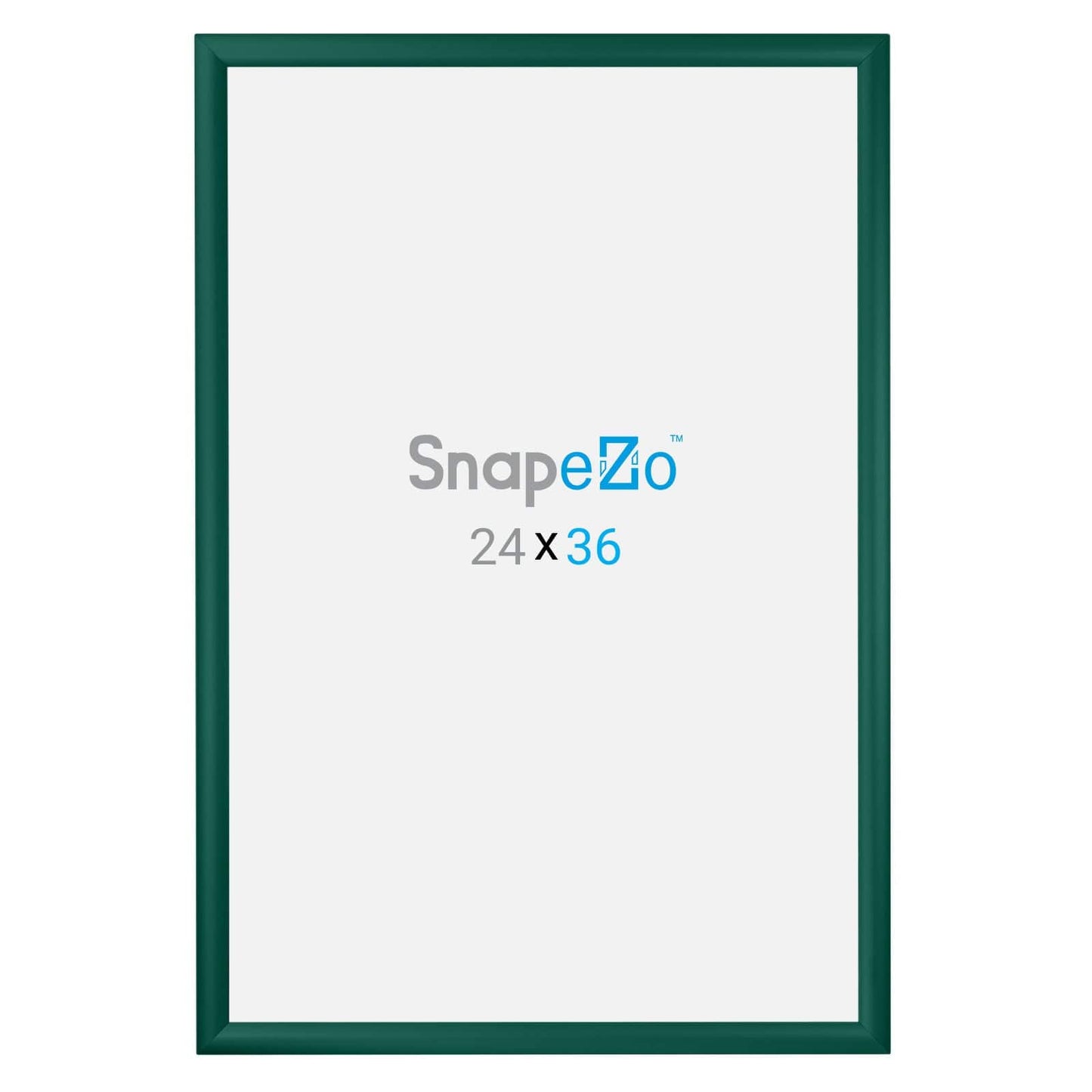 24x36 Green SnapeZo® Snap Frame - 1.2" Profile - Snap Frames Direct