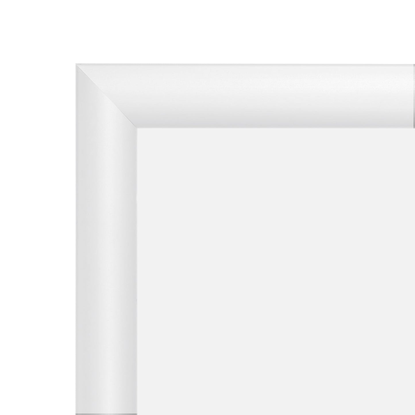 27x41 White SnapeZo® Snap Frame - 1.2" Profile - Snap Frames Direct