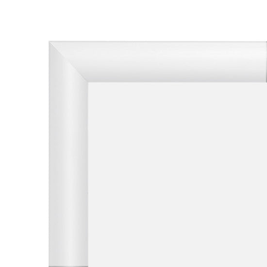 27x41 White SnapeZo® Snap Frame - 1.2" Profile - Snap Frames Direct