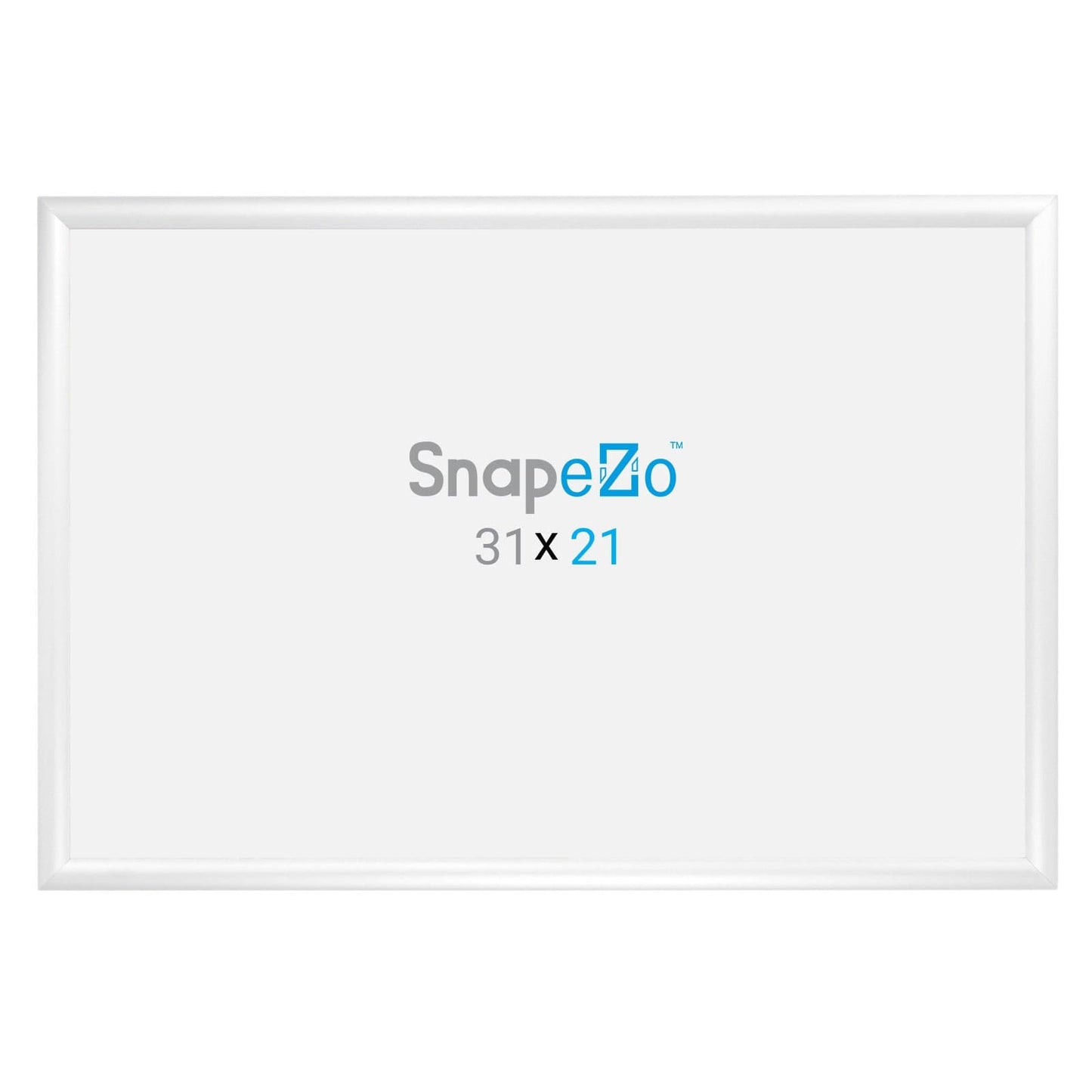21x31 White SnapeZo® Snap Frame - 1.2" Profile - Snap Frames Direct