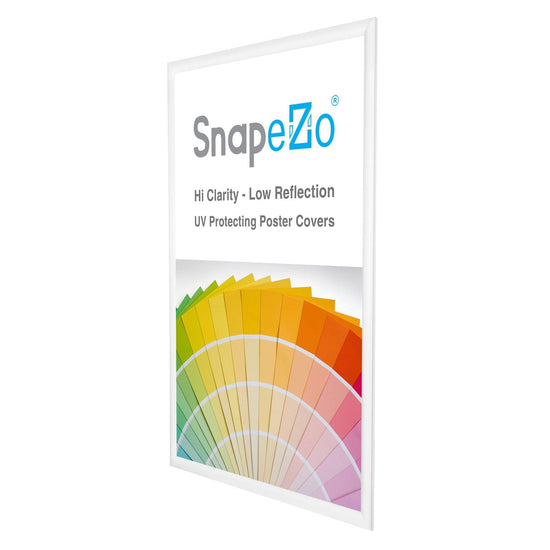 25x37 White SnapeZo® Snap Frame - 1.2" Profile - Snap Frames Direct