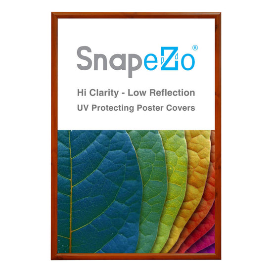 16.5 x 23.4 inches ( A2 Euro Size) Wood Effect Poster Frame 1 Inch Snapezo®