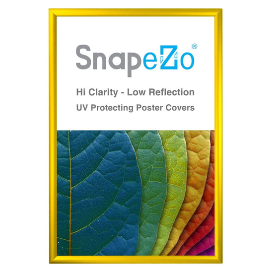 24x36 Yellow SnapeZo® Snap Frame - 1.2" Profile - Snap Frames Direct