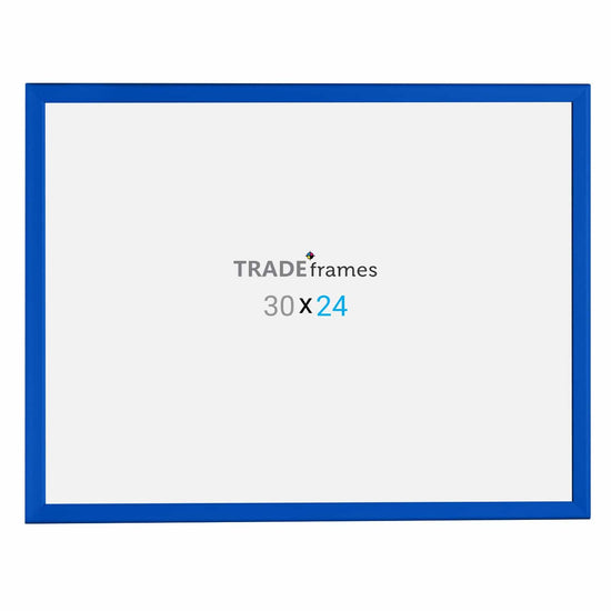 24x30  TRADEframe Blue Snap Frame 24x30 - 1.25 inch profile - Snap Frames Direct