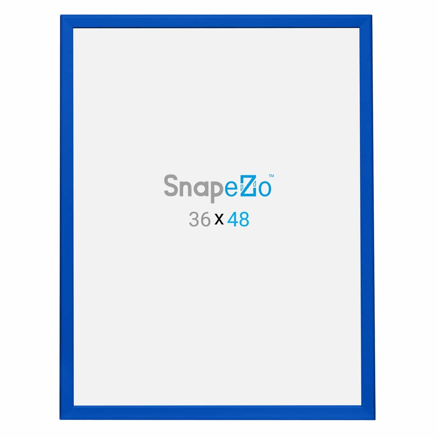 36x48 Blue SnapeZo® Snap Frame - 1.25" Profile - Snap Frames Direct