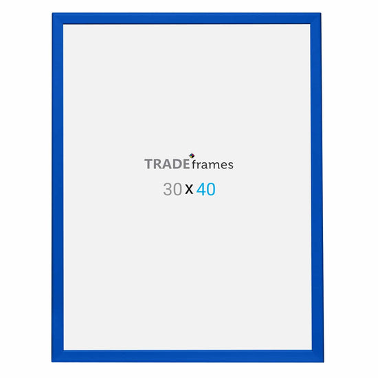 30x40  TRADEframe Blue Snap Frame 30x40 - 1.25 inch profile - Snap Frames Direct