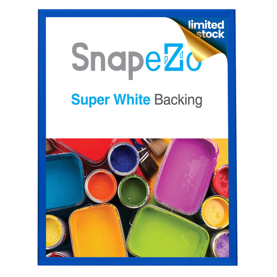 Twin-Pack of 36x48 Blue Snapezo® Snap Frame - 1.25" Profile