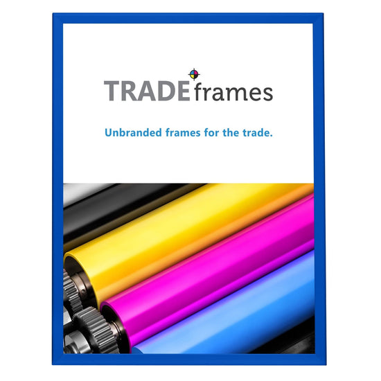 24x30  TRADEframe Blue Snap Frame 24x30 - 1.25 inch profile - Snap Frames Direct