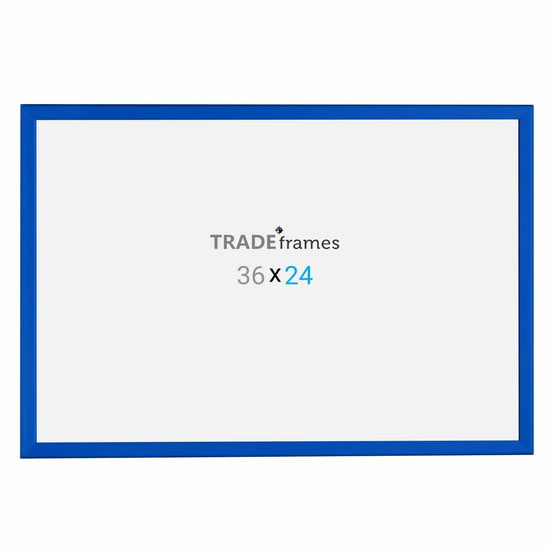 24x36  TRADEframe Blue Snap Frame 24x36 - 1.25 inch profile - Snap Frames Direct