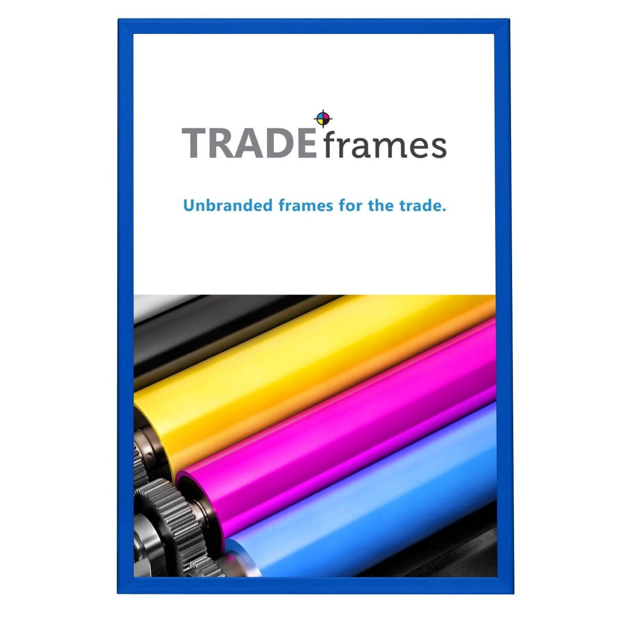 27x41 Blue Snap Frame 27x41 1.25 inch Profile Snap Frames Direct