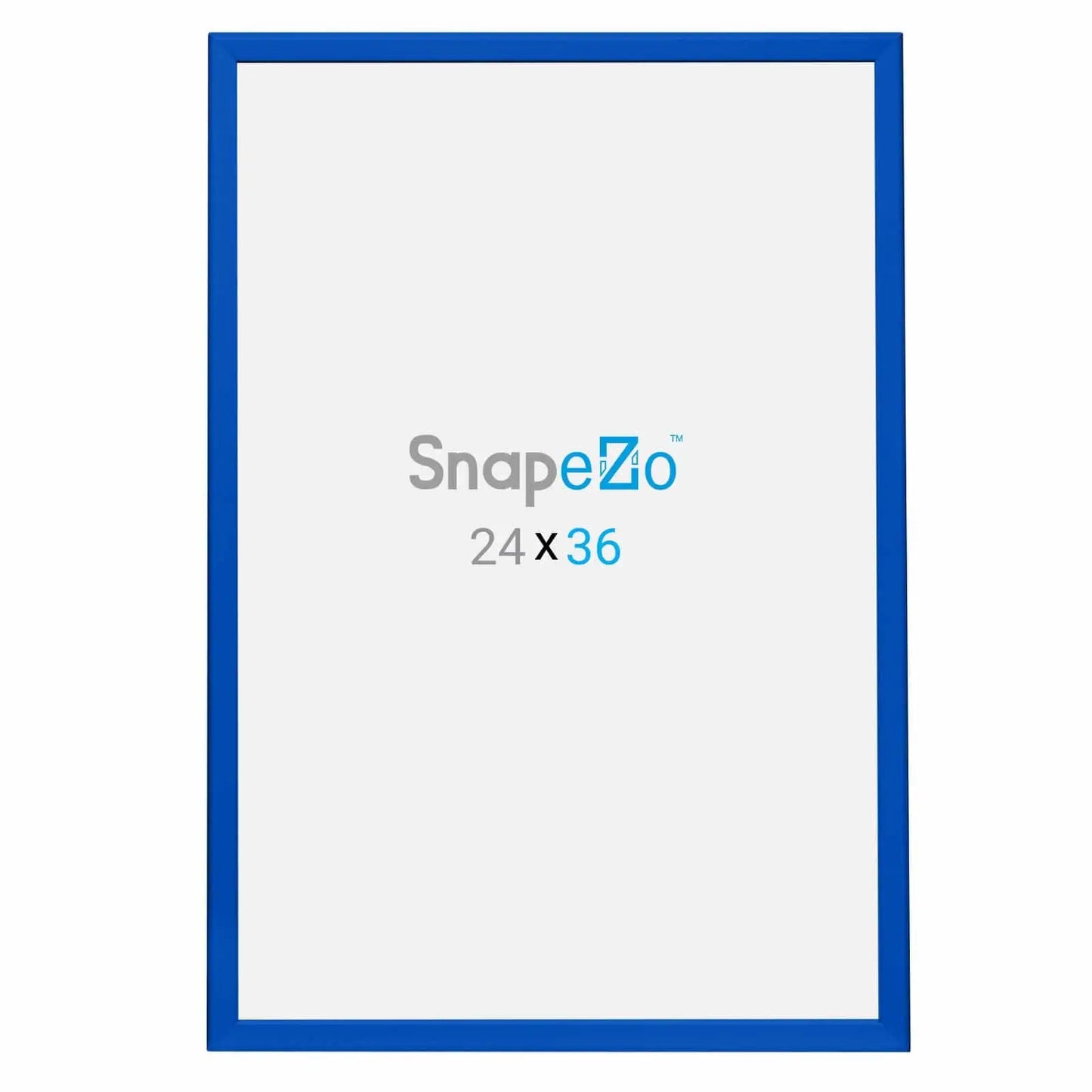 24x36 Blue SnapeZo® Snap Frame - 1.25" Profile - Snap Frames Direct